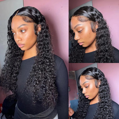 Glueless Deep Wave Wig Human Hair