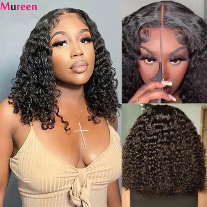 Glueless Human Hair Wigs Deep Wave